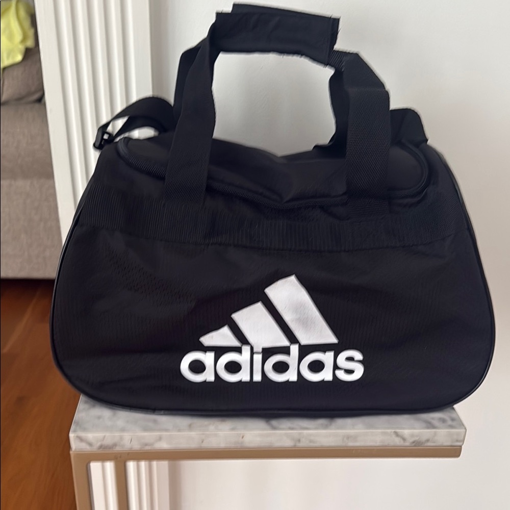 Adidas Black Duffel Bag with Modern Sporty Design